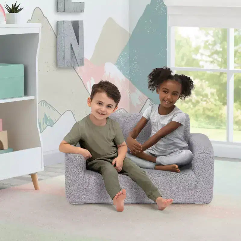 Divano Letto per Bambini 2 in 1 - Divanetto Trasformabile per Bambini, dai 2 anni in su