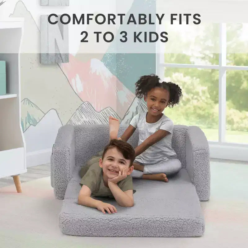Divano Letto per Bambini 2 in 1 - Divanetto Trasformabile per Bambini, dai 2 anni in su