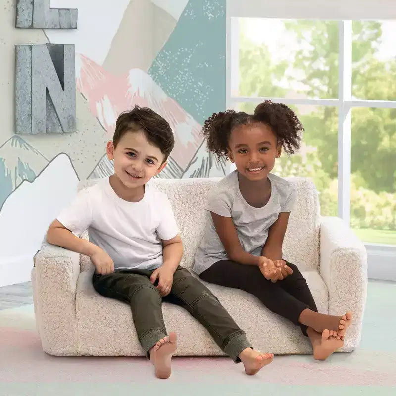 Divano Letto per Bambini 2 in 1 - Divanetto Trasformabile per Bambini, dai 2 anni in su
