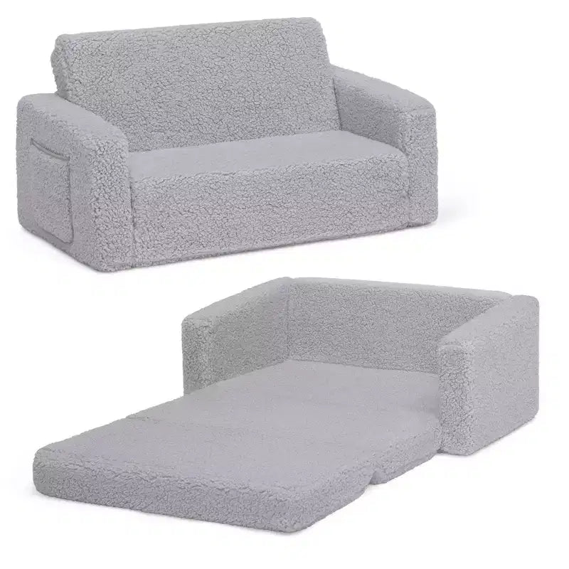 Divano Letto per Bambini 2 in 1 - Divanetto Trasformabile per Bambini, dai 2 anni in su
