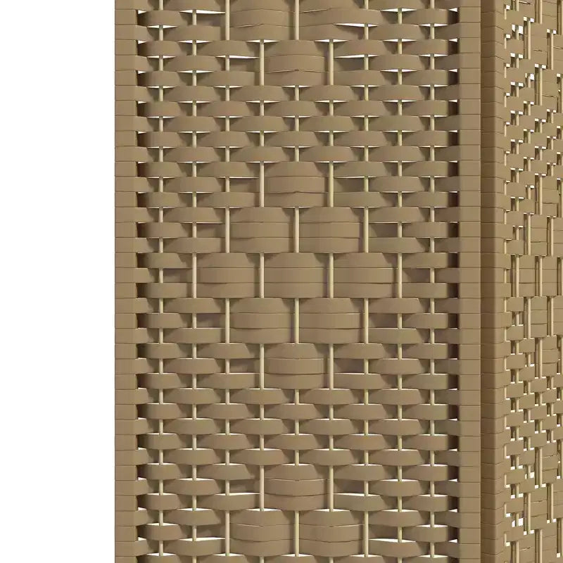 Divisorio Pieghevole a 6 Pannelli Paravento Portatile in Fibra Ondulata per Casa Ufficio