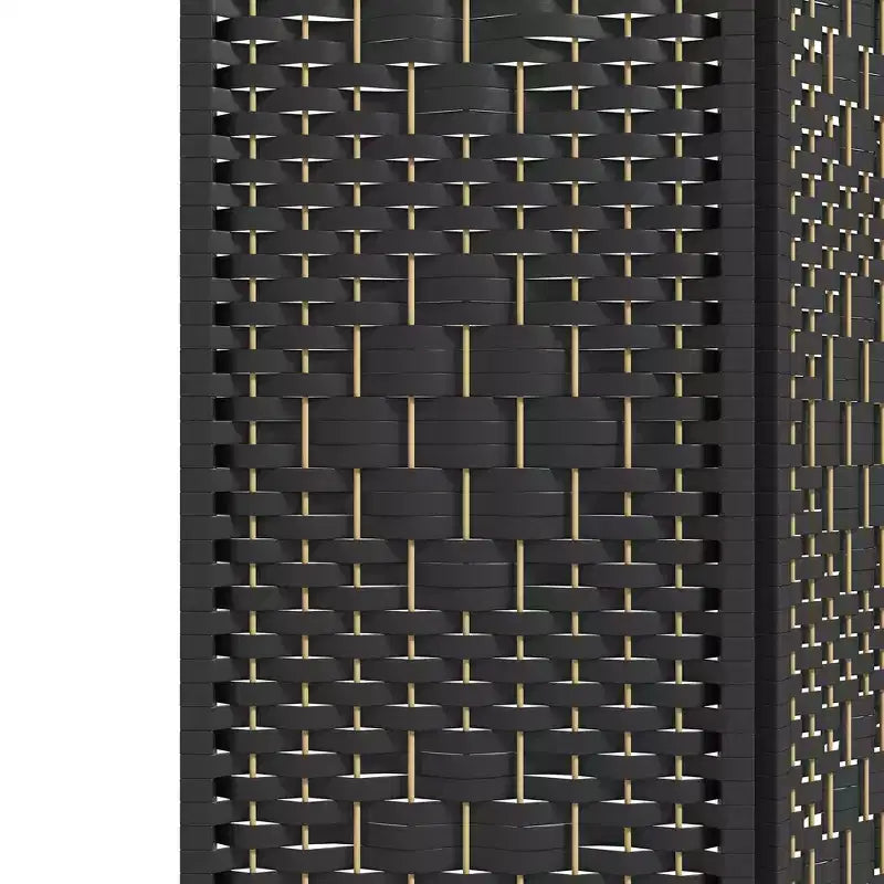 Divisorio Pieghevole a 6 Pannelli Paravento Portatile in Fibra Ondulata per Casa Ufficio
