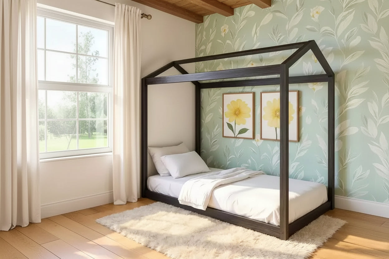 Twin-Size House Bed