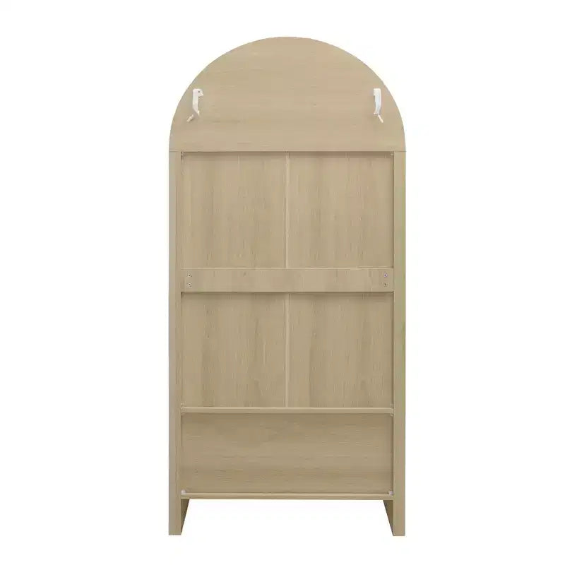 Armadio da Cucina Alto 178,5 cm con Arco, Dispensa Stile Rustico con Ripiani Regolabili, Credenza Versatile per Sala da Pranzo e Soggiorno