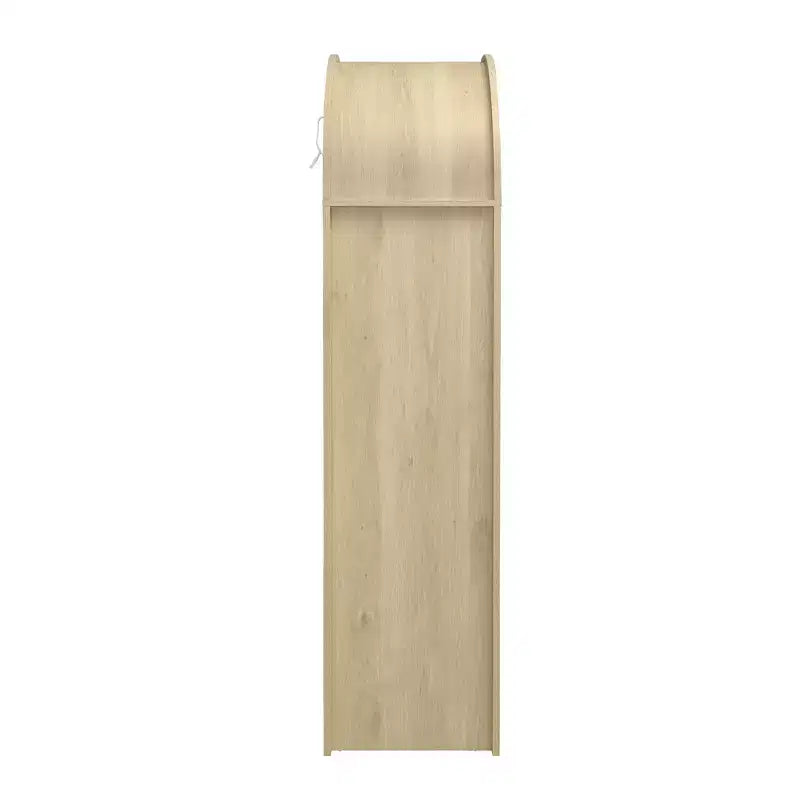 Armadio da Cucina Alto 178,5 cm con Arco, Dispensa Stile Rustico con Ripiani Regolabili, Credenza Versatile per Sala da Pranzo e Soggiorno